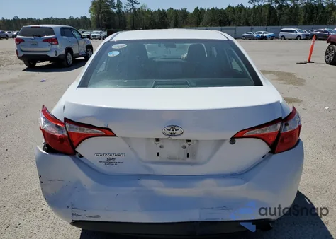 2016 Toyota Corolla L из США, поврежденный, VIN 2T1BURHE2GC495965